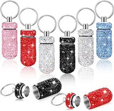 Rhinestone Stitch Marker Keychain