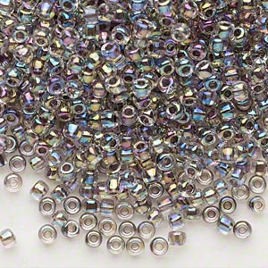 Dyna-Mites Beads - # 6 - Transparent Rainbow Peacock